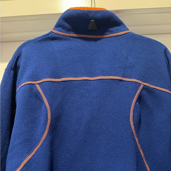 ANTIGUA 1/4 Zip Fleece Size XL Royal Blue & Orange Golf Pullover Pocke… - Picture 7 of 17
